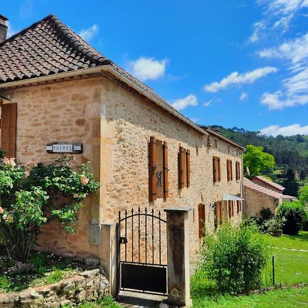 Le Logis Des 3 Coeurs Chambre La Boheme Saint-Cernin-de-lʼHerm Exterior foto